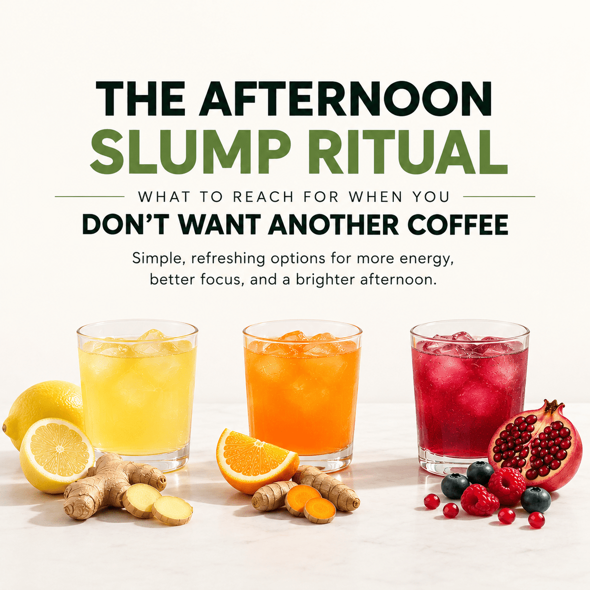 The Afternoon Slump Ritual: What to Reach for When You Don’t Want Another Coffee - PopTonics