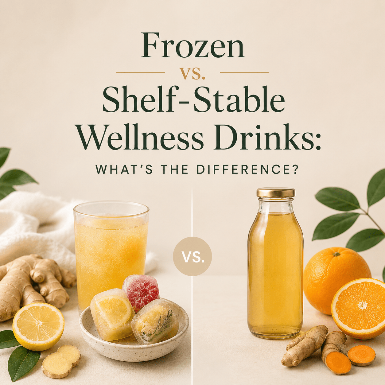 Frozen vs. Shelf-Stable Wellness Drinks: What's the Difference? - PopTonics