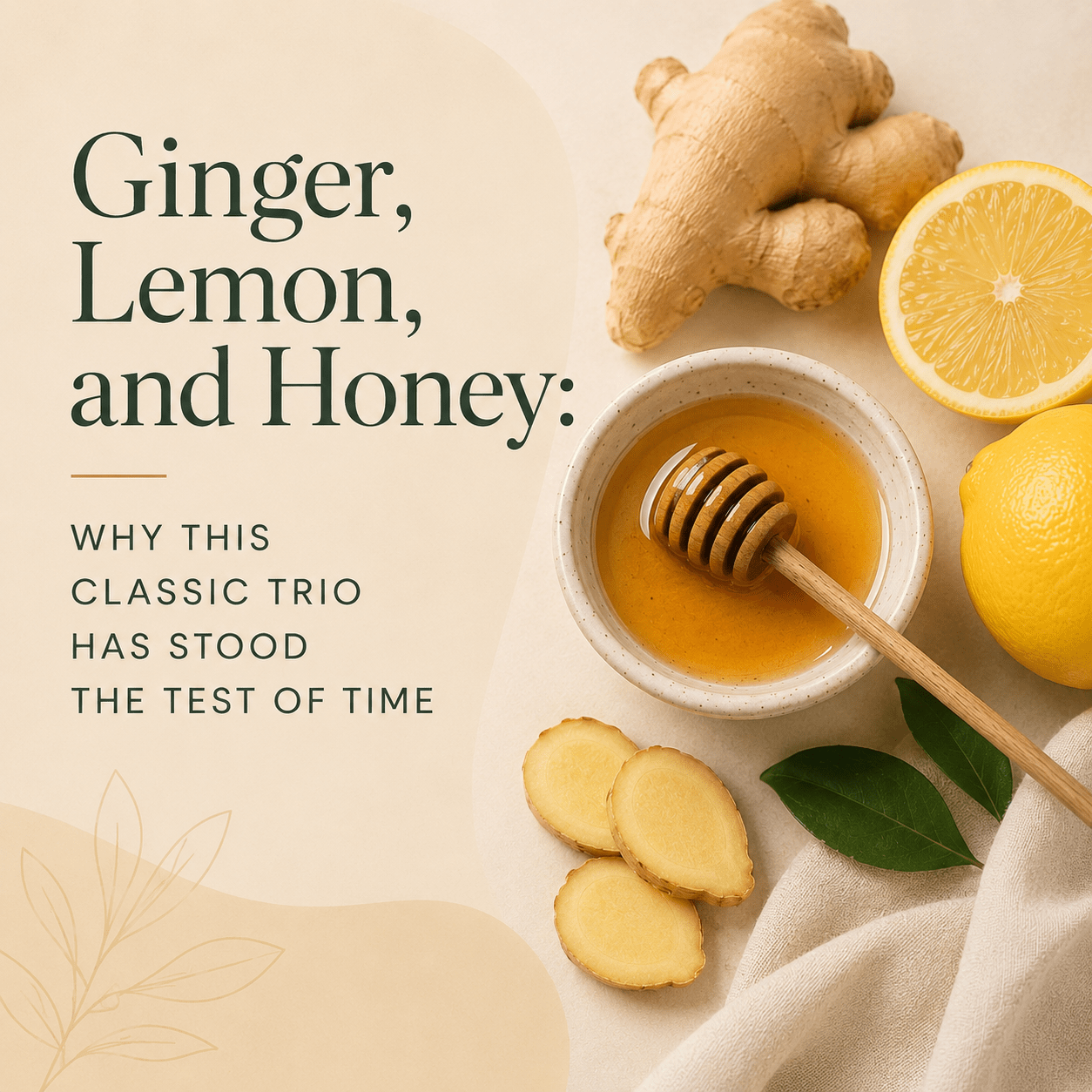 Ginger, Lemon, and Honey: Why This Classic Trio Has Stood the Test of Time - PopTonics