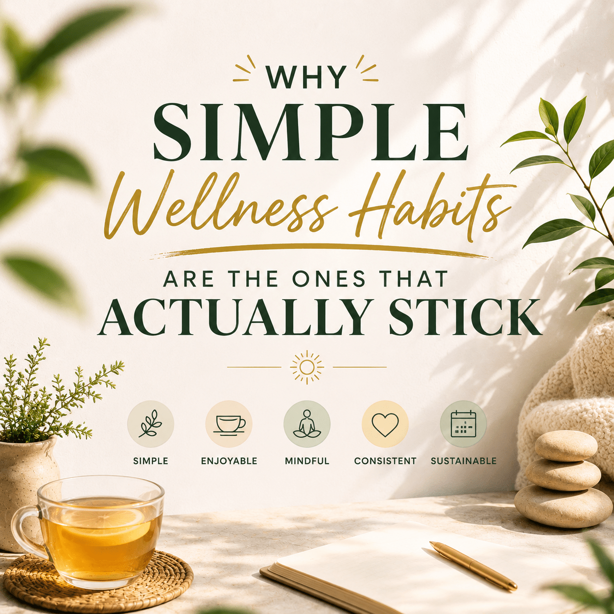 Why Simple Wellness Habits Are the Ones That Actually Stick - PopTonics