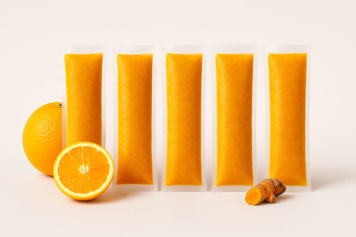 Consistent Pops Restore POPtonics | Frozen Wellness Pop with Orange, Ginger & Turmeric ...