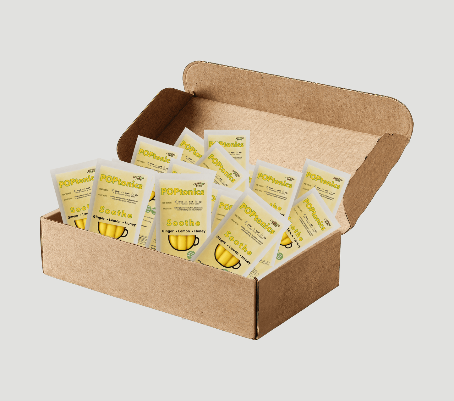 Soothe Bulk Box (48 pops) Ginger • Lemon • Honey - PopTonics