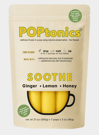 Soothe POPtonics – 7 Pack (Ginger • Lemon • Honey) - PopTonics
